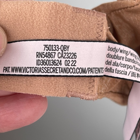 Victoria Secret Cotton Lightly Lined Full Coverage Bra Size 38D Blush Color - Picture 13 of 14